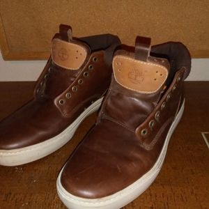 Vintage Leather Timberland low cut boot mens size 11.5